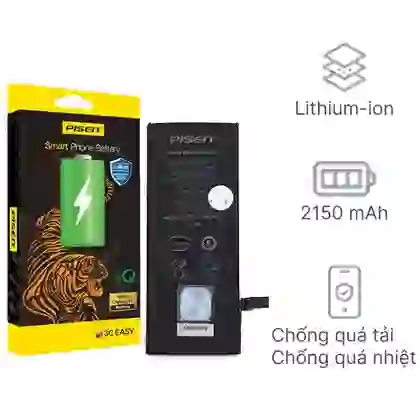 thay pin iPhone 6s dung lượng cao chính hãng Pisen 1