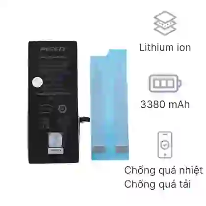thay pin iPhone 6s Plus dung lượng cao chính hãng Pisen 1