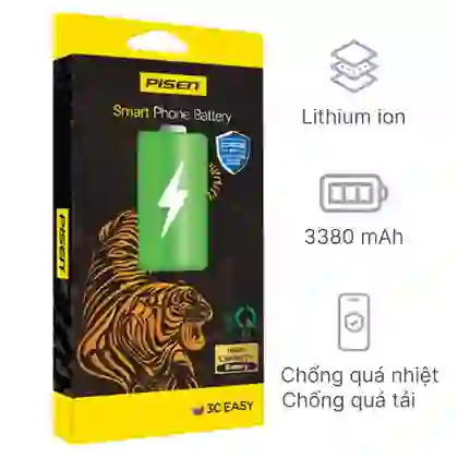 thay pin iPhone 6s Plus dung lượng cao chính hãng Pisen 1