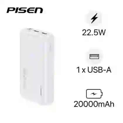 Pin sạc dự phòng Pisen Pro-All 20000mAH 22.5w màn hình LED 1