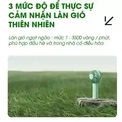 Quạt không dây mini Pisen-F17 3