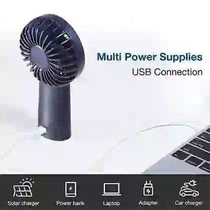 Quạt mini cầm tay JISULIFE F2B ABS 400mAh 5