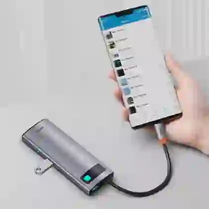 Hub Chuyển ĐổI Baseus Metal Gleam Type-C 7 Trong 1 7