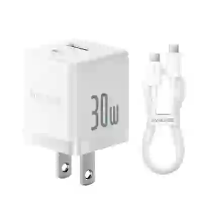Sạc nhanh Baseus Palm 1C1A 30W US ( kèm cáp mini C to C 60W dài 1m ) 1