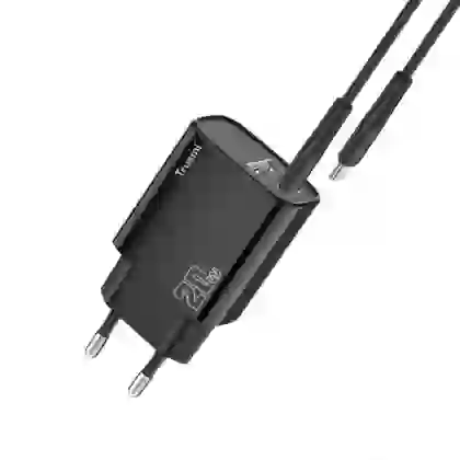 Sạc Trusmi cổng 1A1C PD 20w kèm cáp Type-C to Type-C 60w (EU) CH11 3