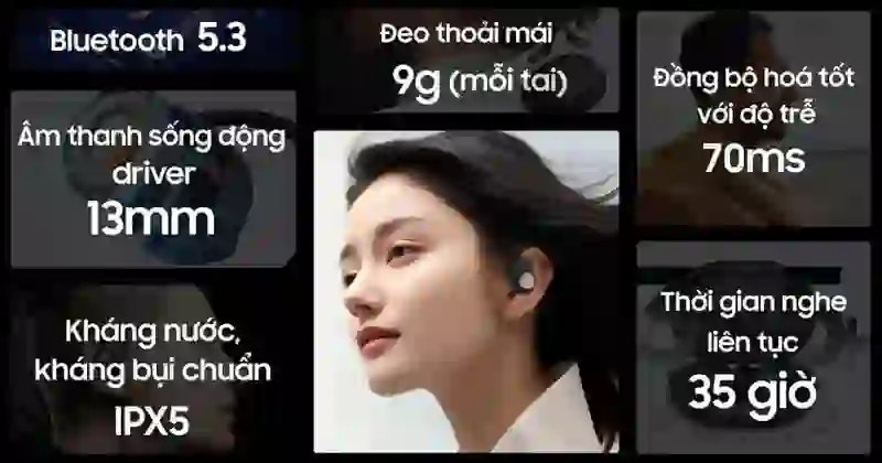 Tai nghe không dây SoundPEATS Wings2 Đen 4