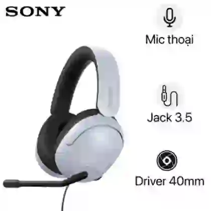 TAI NGHE GAMING CHỤP TAI SONY INZONE H3 - TRẮNG (MDR-G300) 1