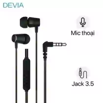 TAI NGHE DEVIA KINTONE SERIES MENTAL ( 3,5MM ) 1