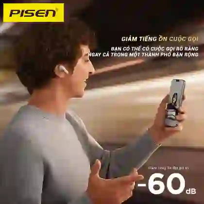 Tai nghe Pisen Buds P1 Plus True Wireless 5