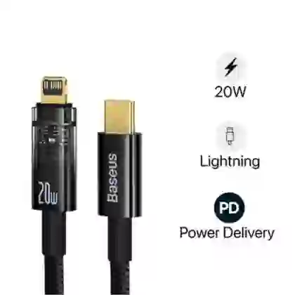 Cáp sạc nhanh tự ngắt Baseus Explorer Series Type-C to iPhone 20W 1M 1
