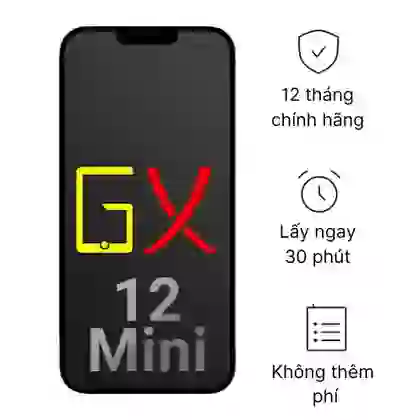 thay màn hình iPhone 12 Mini chính hãng GX 3