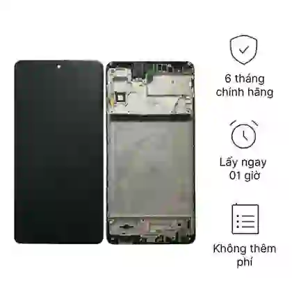 Thay màn hình Samsung Galaxy M51 nguyên khung chính hãng GENA 1