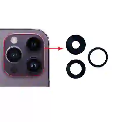 thay kính camera sau iphone 14 pro viền dày 2