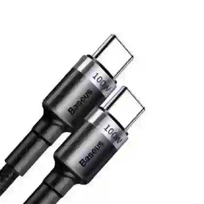 Cáp sạc nhanh Baseus Cafule PD 2.0 100W Type-C to Type-C (20V 5A) 2M 5