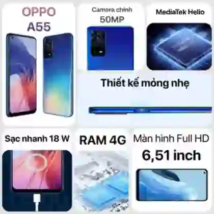 OPPO A55 4GB 64GB Cũ Trầy Xước 4