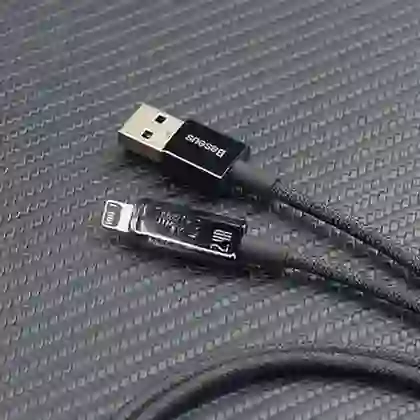 Cáp Baseus Explorer Series Tự Ngắt Lightning 2.4A 1m 3