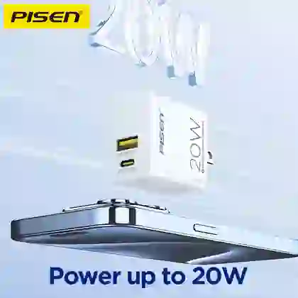 Sạc Pisen Quick PD 20W Pudding 3