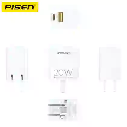 Sạc Pisen Quick PD 20W Pudding 4