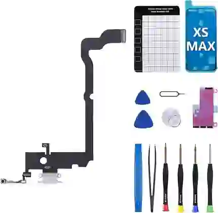 thay chân sạc iphone xs max 3