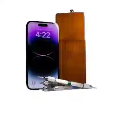 Dán Chống Va Đập Iphone 15 Pro Zeelot Solidleek Privacy Full Cao Cấp Đen 3