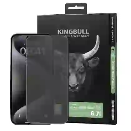 Dán cường lực iPhone 15 Pro Max Mipow Anti-Glare chống va đập nhám 2