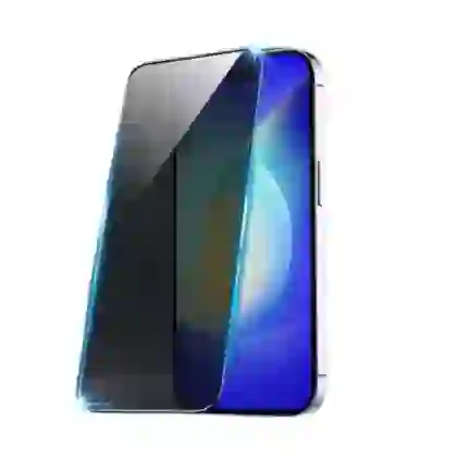 Dán cường lực iPhone 15 Pro Max Mipow Anti-Glare chống va đập nhám 4