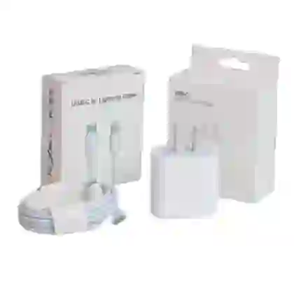 Combo sạc nhanh Baseus GaN5 1 cổng 20W kèm cáp USB-C to lightning dài 1m 3