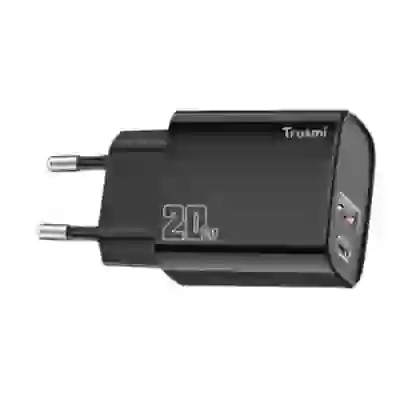 Sạc nhanh Mini Trusmi PD 65w Gan 1A+2C kèm cáp Type-C to Type-C 60w (US) CH05 3