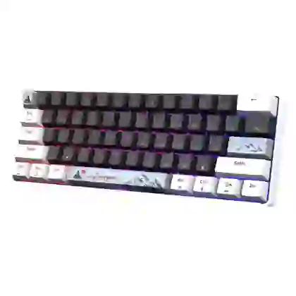 Bàn phím cơ không dây E-Dra EK361W Snow Yellow Switch 3