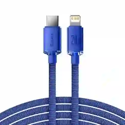 Cáp Baseus Crystal Shine USB-C to lightning dài 2M 1