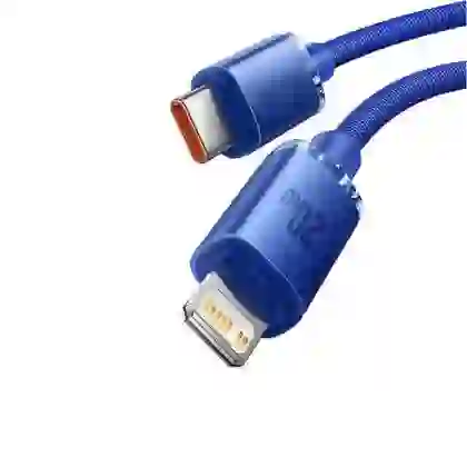 Cáp Baseus Crystal Shine USB-C to lightning dài 2M 2