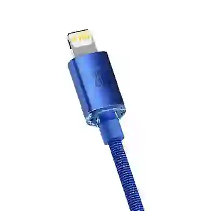 Cáp Baseus Crystal Shine USB-C to lightning dài 2M 3