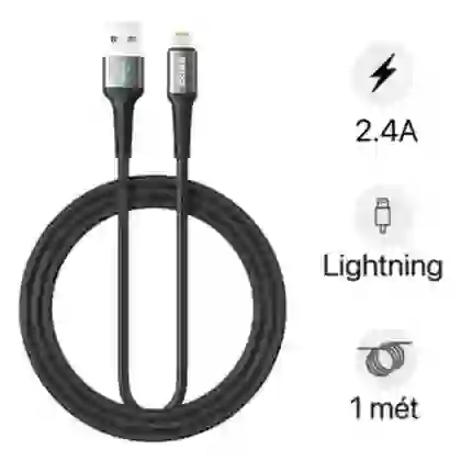 Cáp sạc nhanh BWOO Lightning X288L dài 1M 1