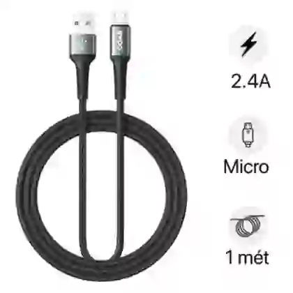 Cáp sạc nhanh BWOO Micro X288V dài 1M 1