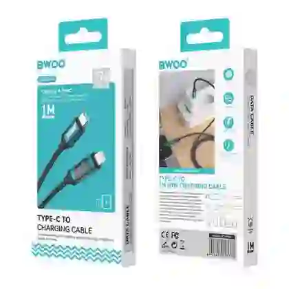 Cáp sạc nhanh BWOO Type-C to Lightning 27W X305 dài 1M 3