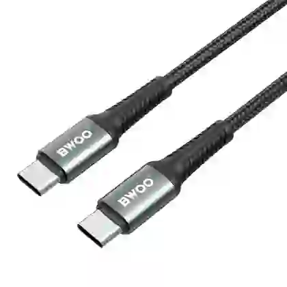 Cáp sạc nhanh BWOO Type-C to Type-C 60W X288C-C dài 1M 1