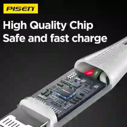 Cáp sạc Pisen Star Speed 3-in-1 (Lightning/Type-C/ Micro) 1.8m 4