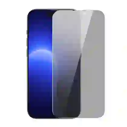 Dán cường lực iPhone 15 Pro Max Mipow Anti-Glare chống va đập nhám 3