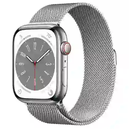 Apple Watch Series 8 41mm 4G viền thép dây thép | Chính Hãng VN/A 1