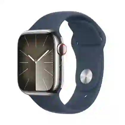 Apple Watch Series 9 45mm (4G) viền thép dây cao su | Chính hãng Apple Việt Nam 1