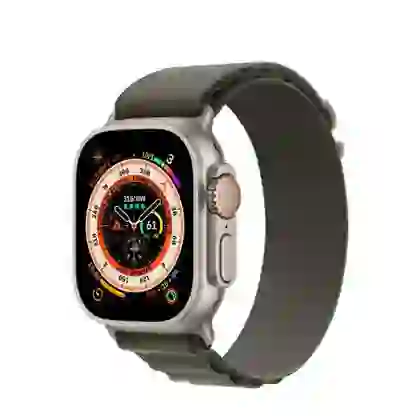 Apple Watch Ultra 49MM (4G) Viền Titan Dây Vải Cỡ Trung | Chính Hãng 1