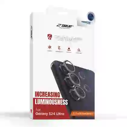 Miếng dán camera Samsung Galaxy S24 Ultra Zeelot Pishield chống va đập viền 1