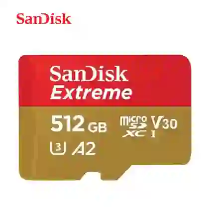 Thẻ nhớ Micro SDXC Sandisk Extreme V30 A2 190MB/s 512GB 1