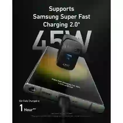 Củ sạc Anker USB-C 313 Powerport 45W GAN A2643 2