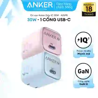 Củ sạc Anker Zoro 1C 30W A2698 4
