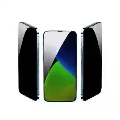 Dán cường lực iPhone 12/12 Pro Mipow Premium Privacy Full cao cấp 3