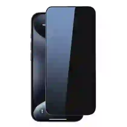 Dan cường lực KingKong full iPhone 15 Pro Max chống nhìn trộm Mipow Premium Privacy 2