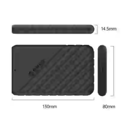 Hộp đựng ổ cứng 2.5 inch SSD/HDD Orico 25PW1-U3-BK 3