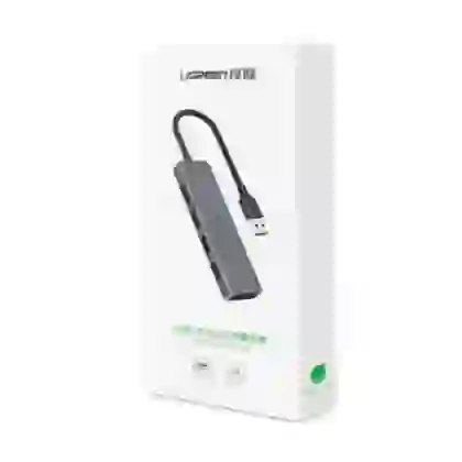 Hub chuyển đổi Ugreen 4 cổng USB 3.0 + Micro USB, vỏ mạ kim loại, siêu mỏng CM219 50985 4