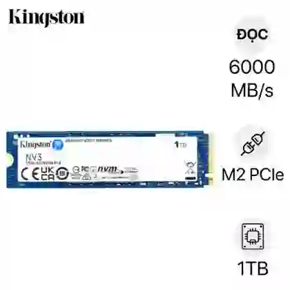 Ổ cứng SSD Kingston 1TB NV3 M.2 PCIE GEN 4 NVME SNV3S 1